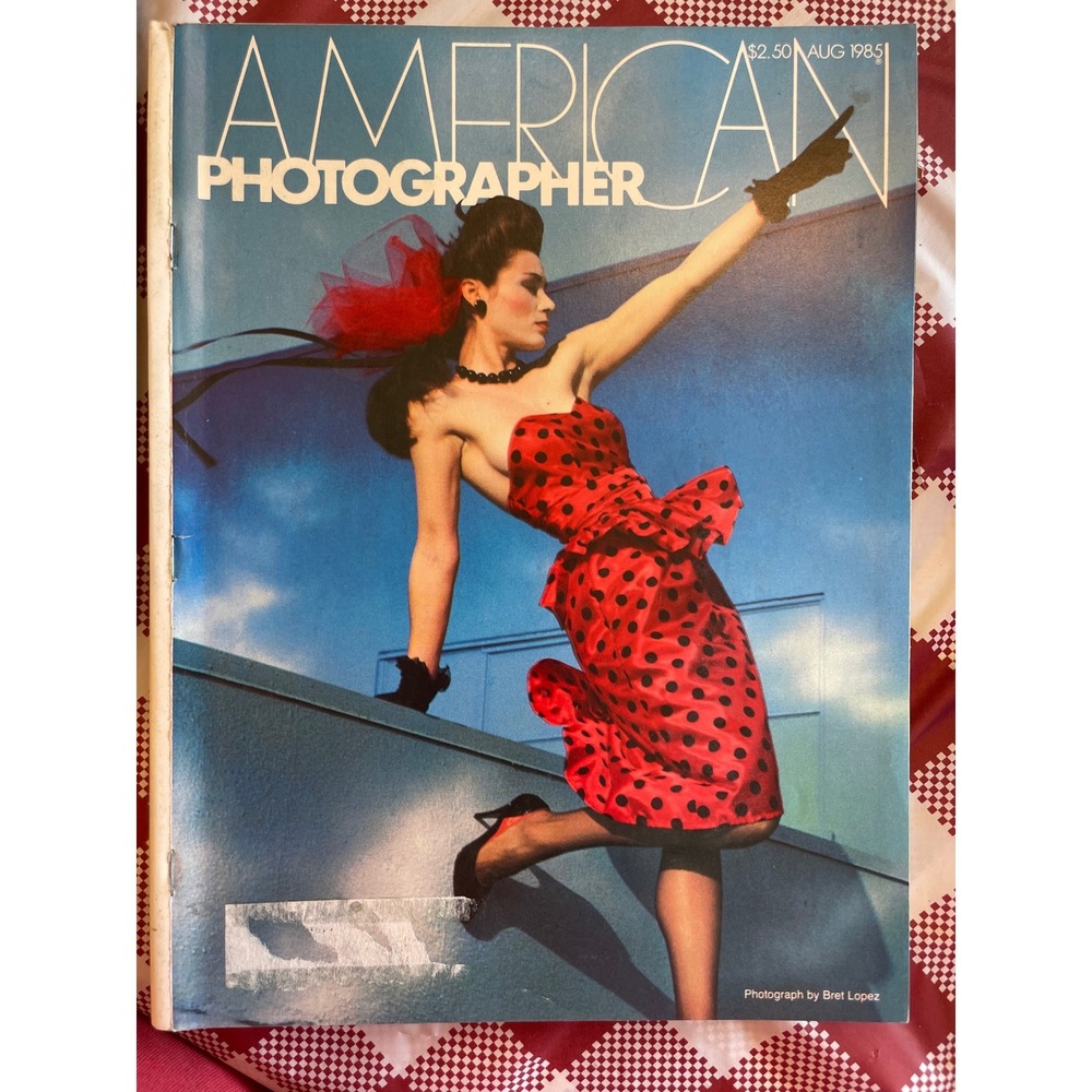 Vintage American Photographer Magazine August 1985 Carl Mydans Shoe Bret Lopez
